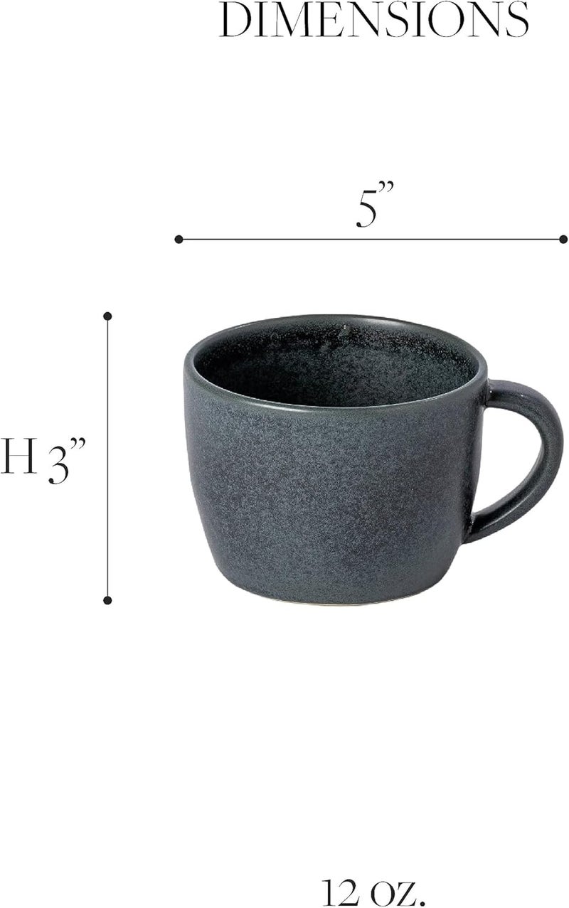 Costa Nova Ceramic Stoneware 12 oz Mug  Livia Collection Champagne  Microwave  Dishwasher Safe Dinnerware  Food Safe Glazing  Restaurant Quality Drinkware - Image 2
