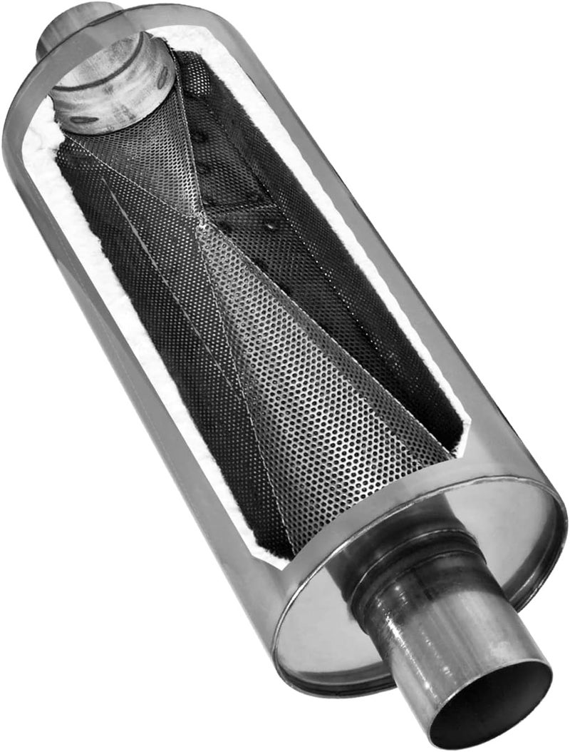 Flowmaster 12514310 DBX Muffler 2.50 In/2.50 Out 14 In. 304S - Image 3