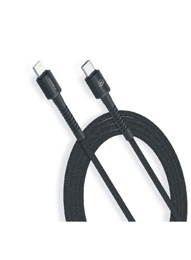 كابل آيفون مجدول قوي 6A PD مع ضمان 3 سنوات – USB‑C إلى Lightning - Image 2