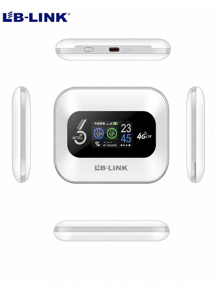 LB-LINK BL-MF618EU Portable 4G LTE Mobile WiFi6 Hotspot with Battery, Mobile WiFi Router with Firewall and WEP Encryption - Image 2