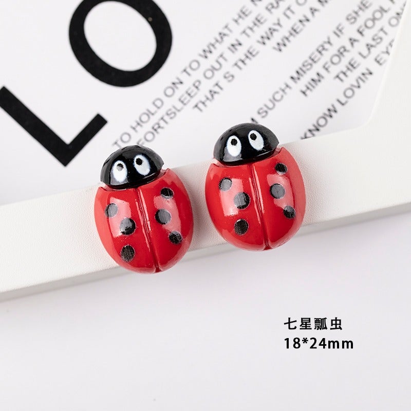 Resin Accessories Cartoon Bee Headwear Diy Accessories Children'S Hairpin Cream Drop Glue Mobile Phone Shell Patch - Image 1