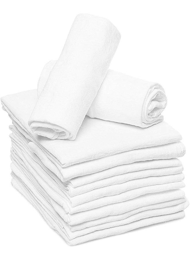 Ruvanti حفاضات قماش بيردساي من ريفانتي 10 عبوة 100% قطن عضوي قابلة لإعادة الاستخدام للمواليد الجدد - Image 1