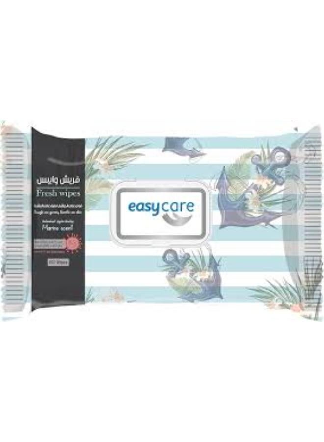 EASY CARE MARINE SCENT FRESH WIPES 20PCS