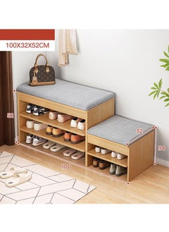 keke Step Model 2 and 3 Tier Multifunctional Shoe Cabinet Rack with Seat  - Image 1