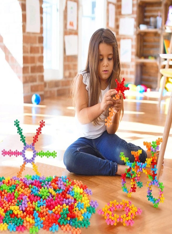 Roktry 100 PCS Starlink for Kids Building Blocks and Beads Set, Activities Educational Building Blocks Toys for Kids, Multicolored Flowers and Star Shapes for Creative Play - Image 3
