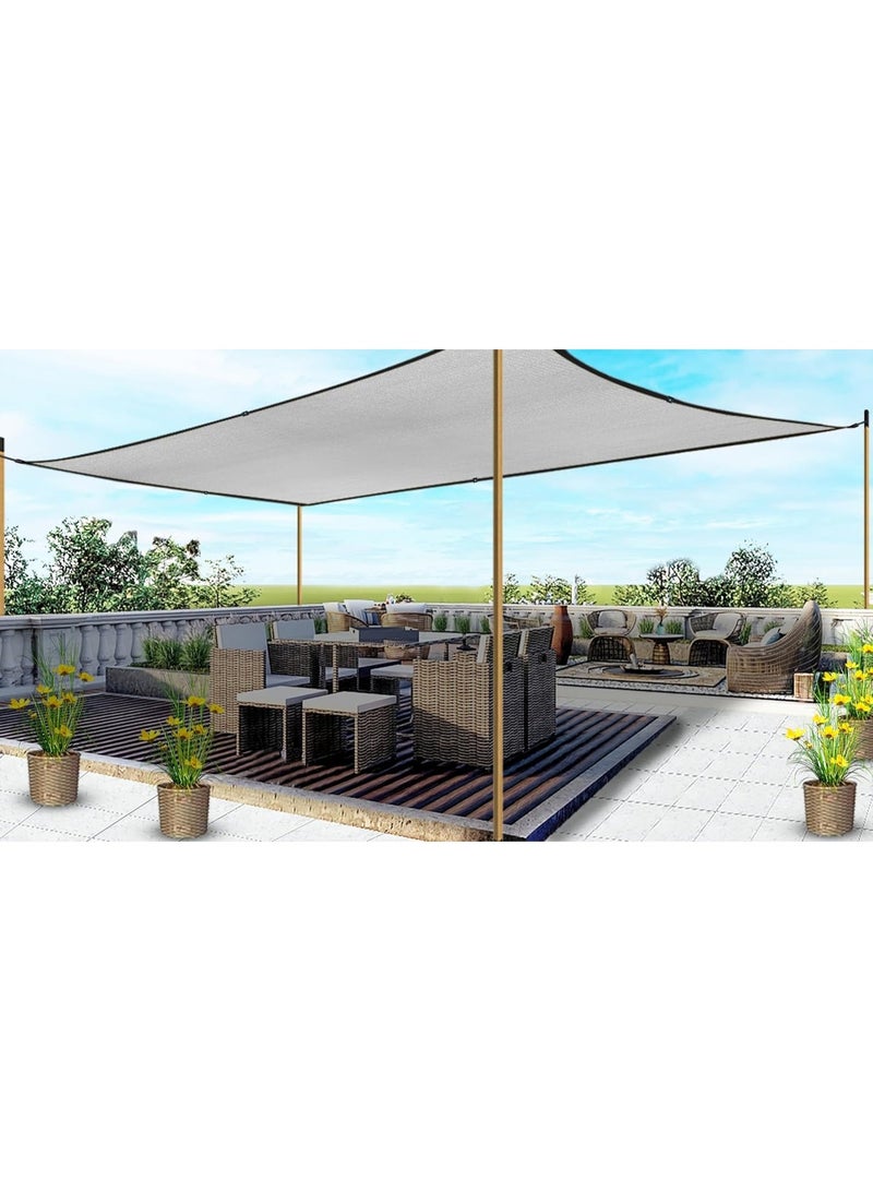 شاليمار شبكة شاليمار متعددة الاستخدامات/شبكة زراعية/شبكة خضراء – تغطية ظل 75% – اللون فضي – المقاس: 10 × 20 أقدام – مقاومة للأشعة فوق البنفسجية، متينة ومقاومة للطقس للاستخدام في الحدائق، البيوت البلاستيكية والمناطق الخارجية - Image 3