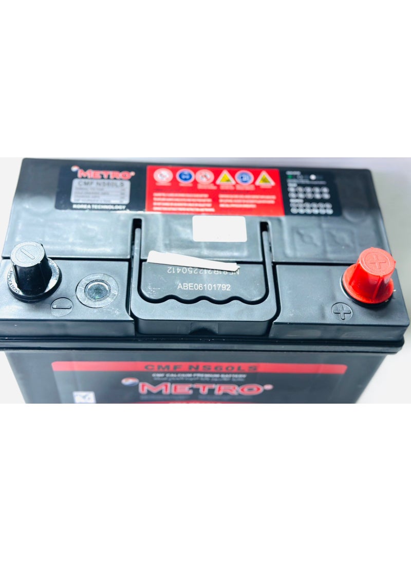 مترو بطارية سيارة 12 فولت 45 أمبير/ساعة NS60LS-MF (YARIS/COROLLA/CR-V/ACCORD 4-CYL/) - Image 4