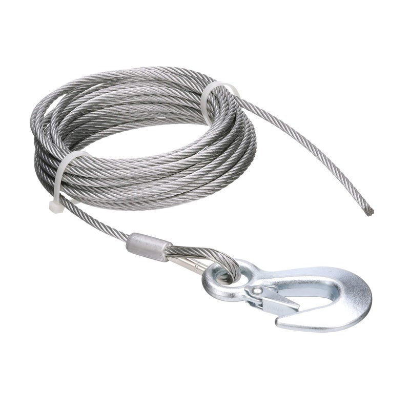 Seachoice Steel Winch Cable w/Safety Hook, 3/16 in. X 25 Ft., 4,000-Lb. Tensile Strength - Image 3