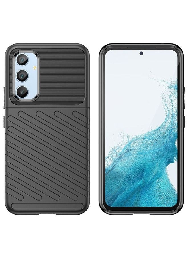 RUGGED SHIELD Samsung Galaxy A54 5G Case, Stereo Bump Texture Design, Soft TPU Protective Case, Heavy Duty Shock Absorption Anti-Drop Phone Case Impact Resistant Protective Cover for Galaxy A54 5G (Black)  - Image 1
