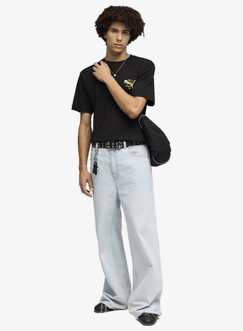 بوما تيشيرت برسومات بفقاعات - Image 3