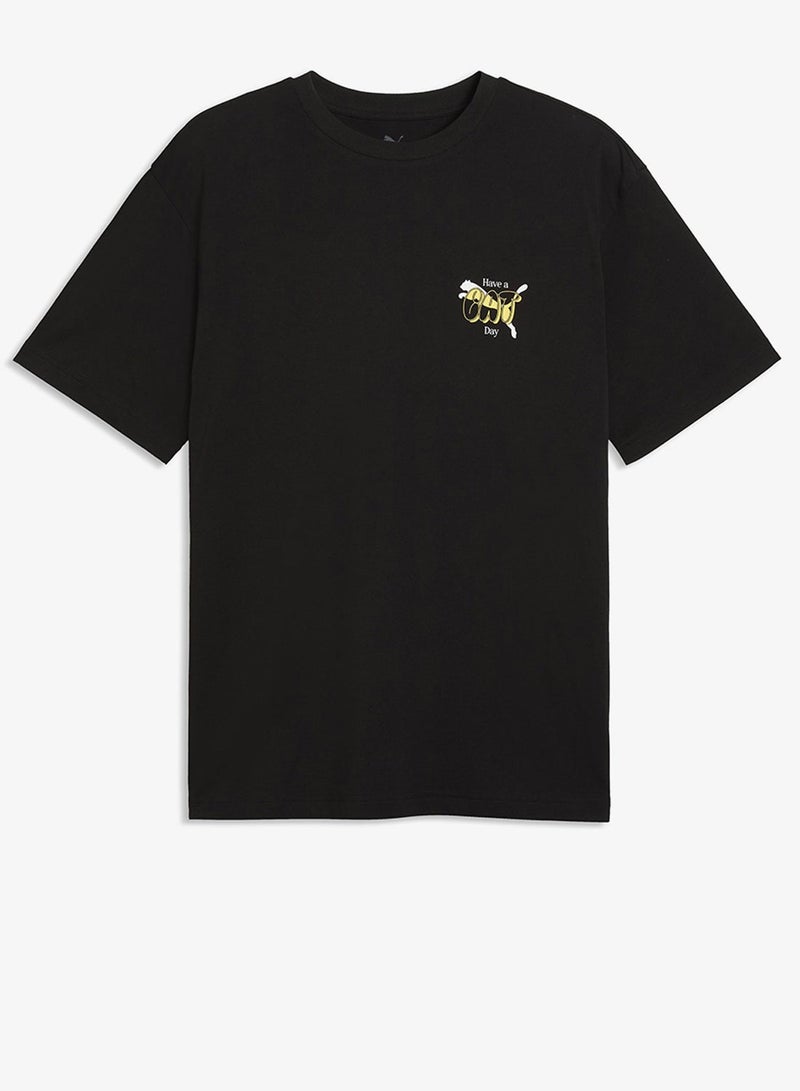 بوما تيشيرت برسومات بفقاعات - Image 4