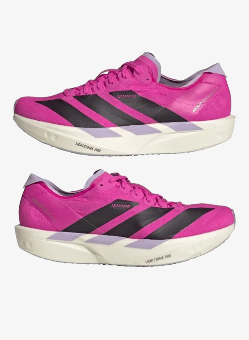 اديداس أحذية جري أديداس أديزيرو تاكومي سن  نسائية وردية