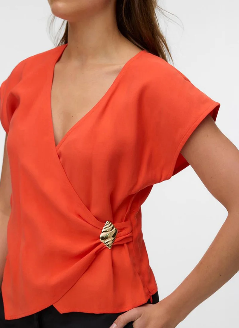 فيرو مودا Women's VMJULIETA Sleeveless Woven Top