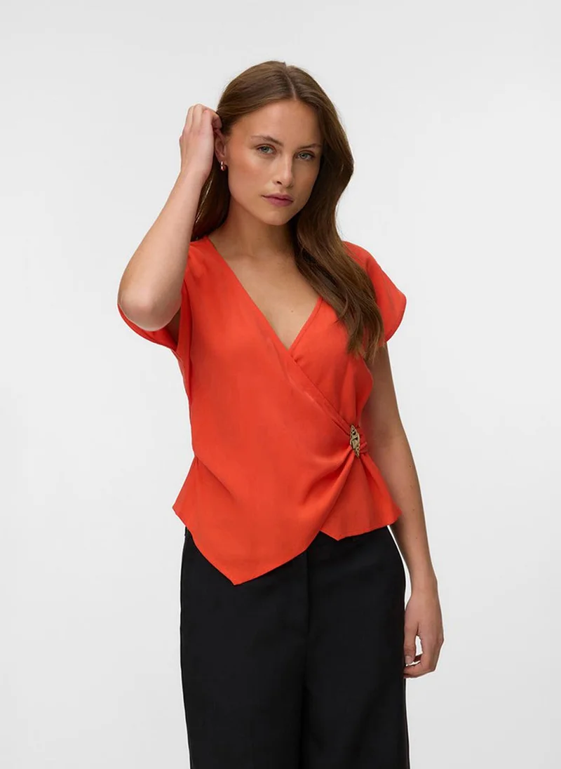 فيرو مودا Women's VMJULIETA Sleeveless Woven Top