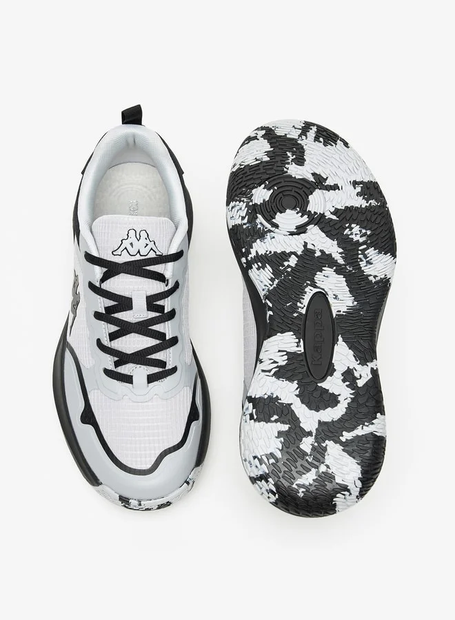 كابا Mens' Logo Detail Shoes with Lace-Up Closure