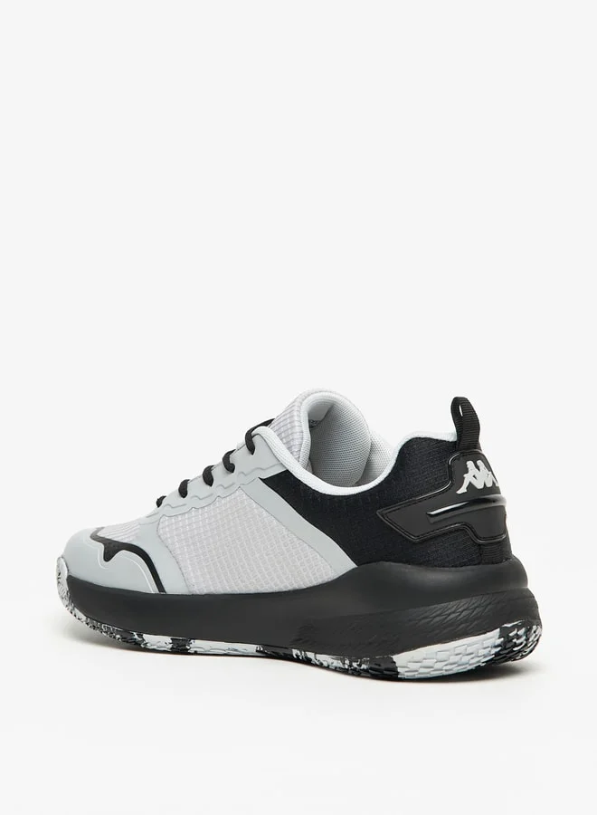 كابا Mens' Logo Detail Shoes with Lace-Up Closure
