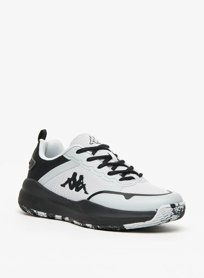كابا Mens' Logo Detail Shoes with Lace-Up Closure