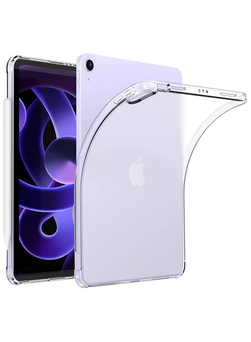 TPU Case for iPad Air 5th/4th Generation – Frosted Transparent Shockproof Cover for 10.9 Inch 2022/2020 Models - Image 1