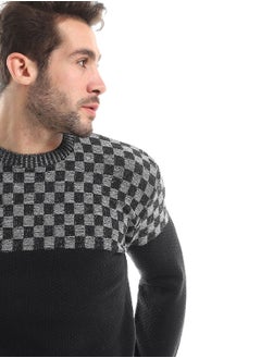 Caesar Wool Mens Pullover With Multi Design  - Image 3