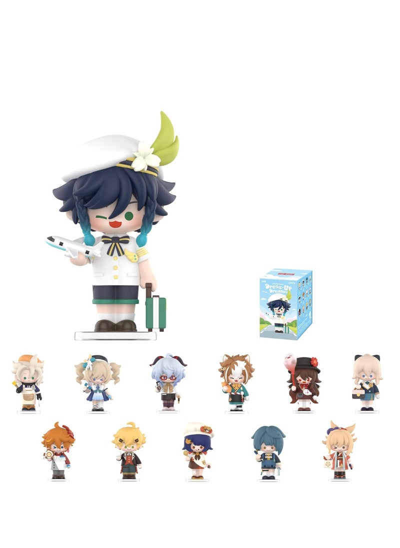 POP MART Genshin Impact Dress-Up Dreams Mini Figurine Blind Box Toy Series: Game Collectible Surprise Gift  - Image 1