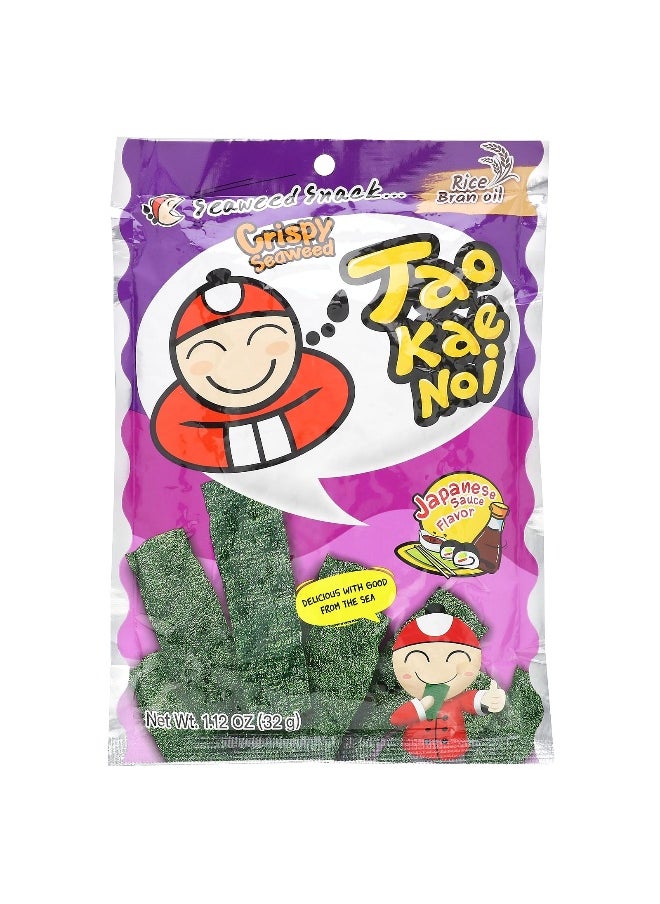 Tao Kae Noi - Tao Kae Noi, Crispy Seaweed Snack, Japanese Sauce, 1.12 oz (32 g) - Image 1