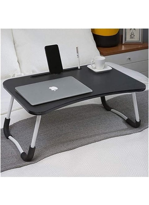 Portable Folding Bed Table (Medium Size, Mix Colours), Kids Study Table, Laptop Desk With iPad Adjustable Lap Tray Notebook Stand, Foldable Non-slip Legs Reading for working, studying, camping