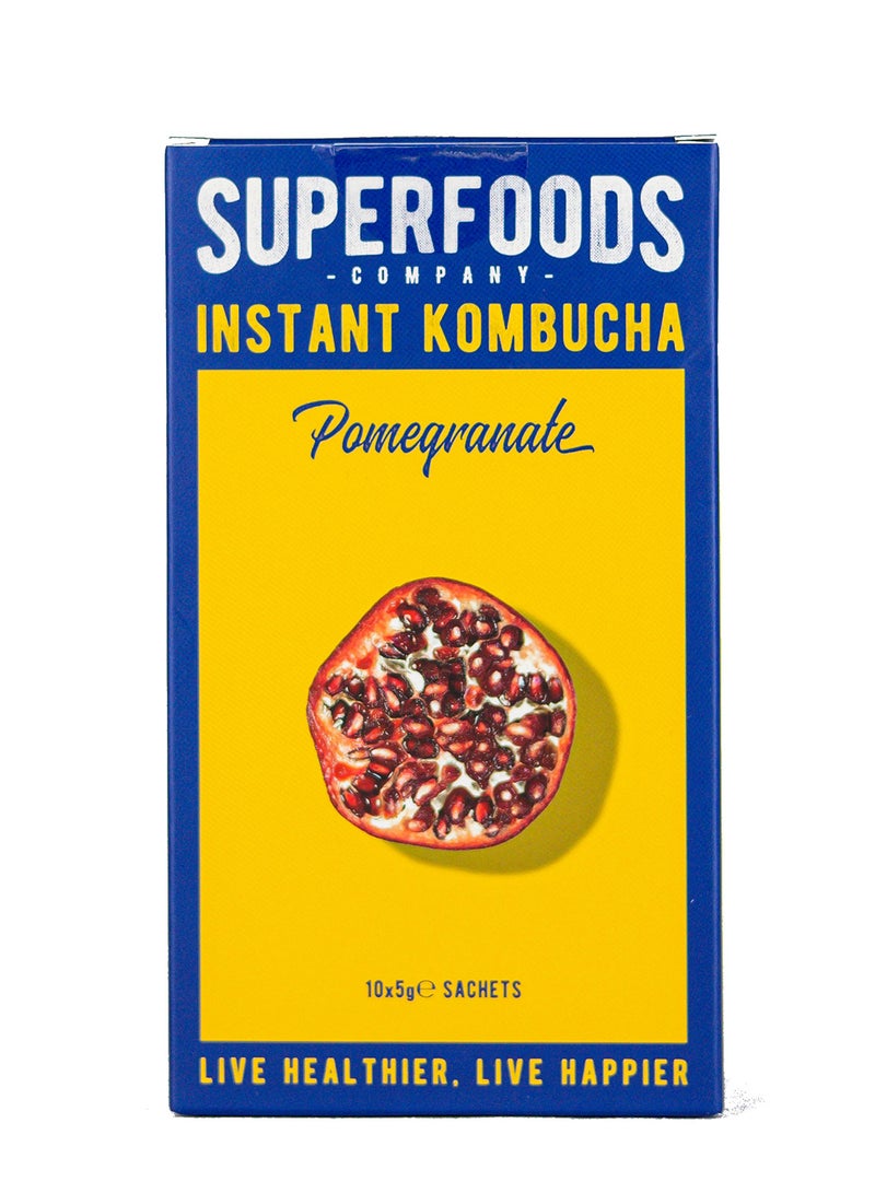 Superfoods صندوق كومبوتشا الفوري - نكهة الرمان أكياس 10 × 5 جرام - Image 1