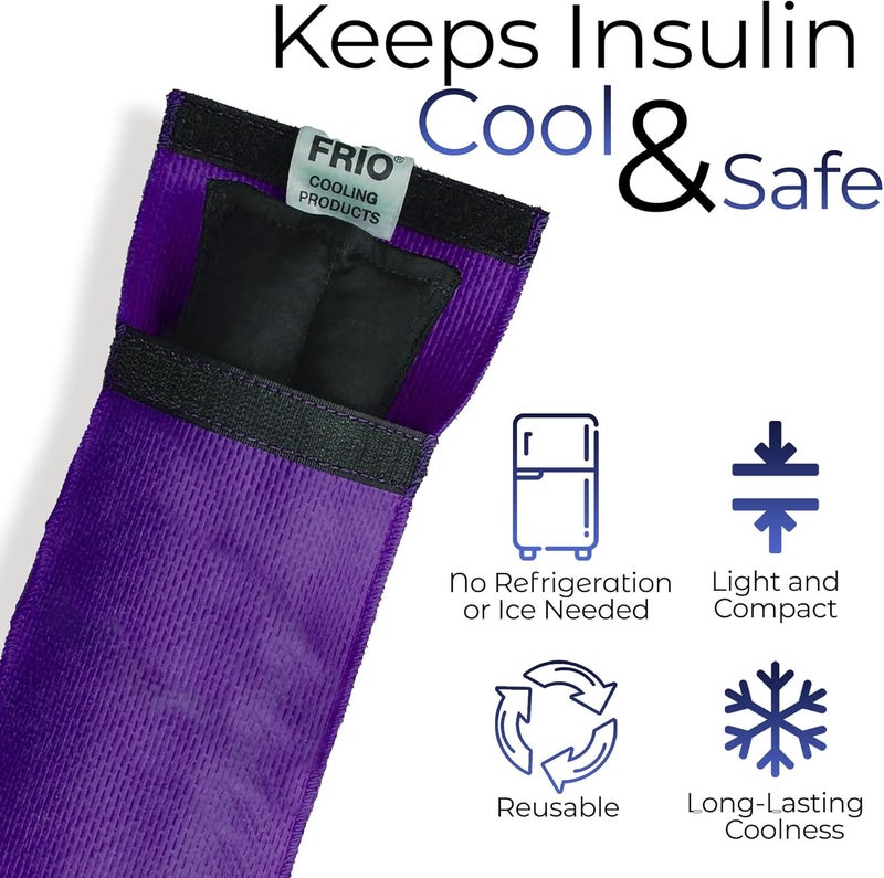 Frio Individual Insulin Cooling Wallet - Purple - Image 4