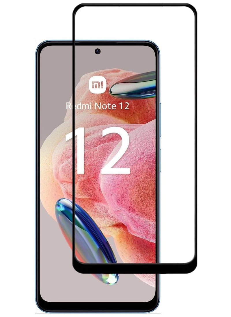 ACLIX Antistatic ESD Dustproof Premium Quality High Definition Tempered Glass Screen Protector Designed For Xiaomi Redmi Note 12 4G - Image 1