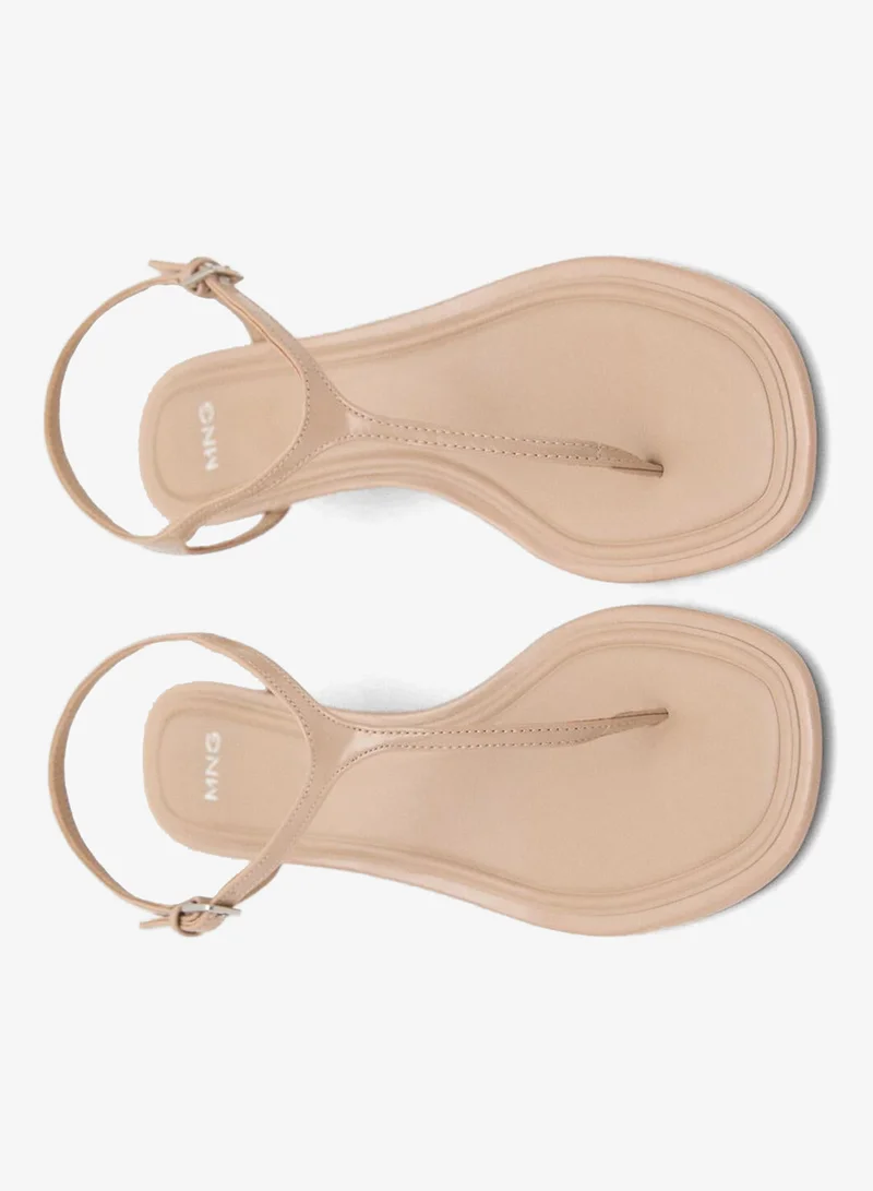 MANGO Kitten Heel Sandals With Straps