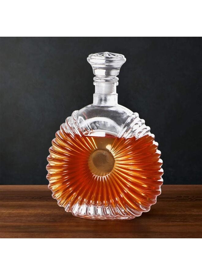 Liquor Decanter, Glass Decanter with Airtight Stopper, Decanter Bottle for Whiskey, Brandy, Scotch, Bourbon 26oz/750ml - Image 5