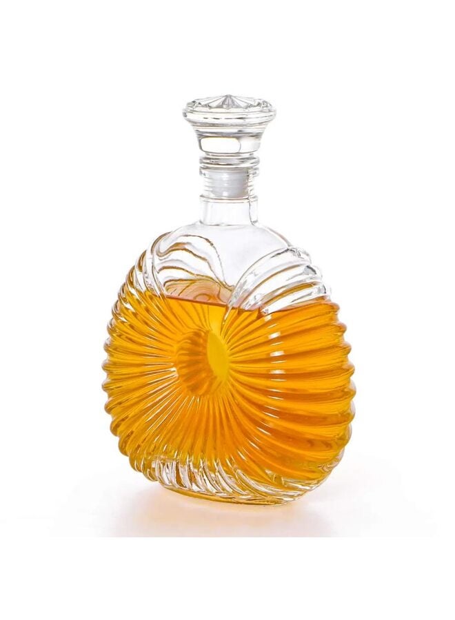 Liquor Decanter, Glass Decanter with Airtight Stopper, Decanter Bottle for Whiskey, Brandy, Scotch, Bourbon 26oz/750ml - Image 1