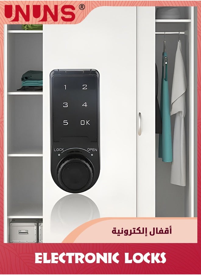 UNUNS - Keyless Entry Door Lock,Electronic Deadbolt Smart Lock with Keypads, Keypad Deadbolt Lock,Touchscreen Auto Lock,Anti-Peeking Password And Backlit Design - Image 1