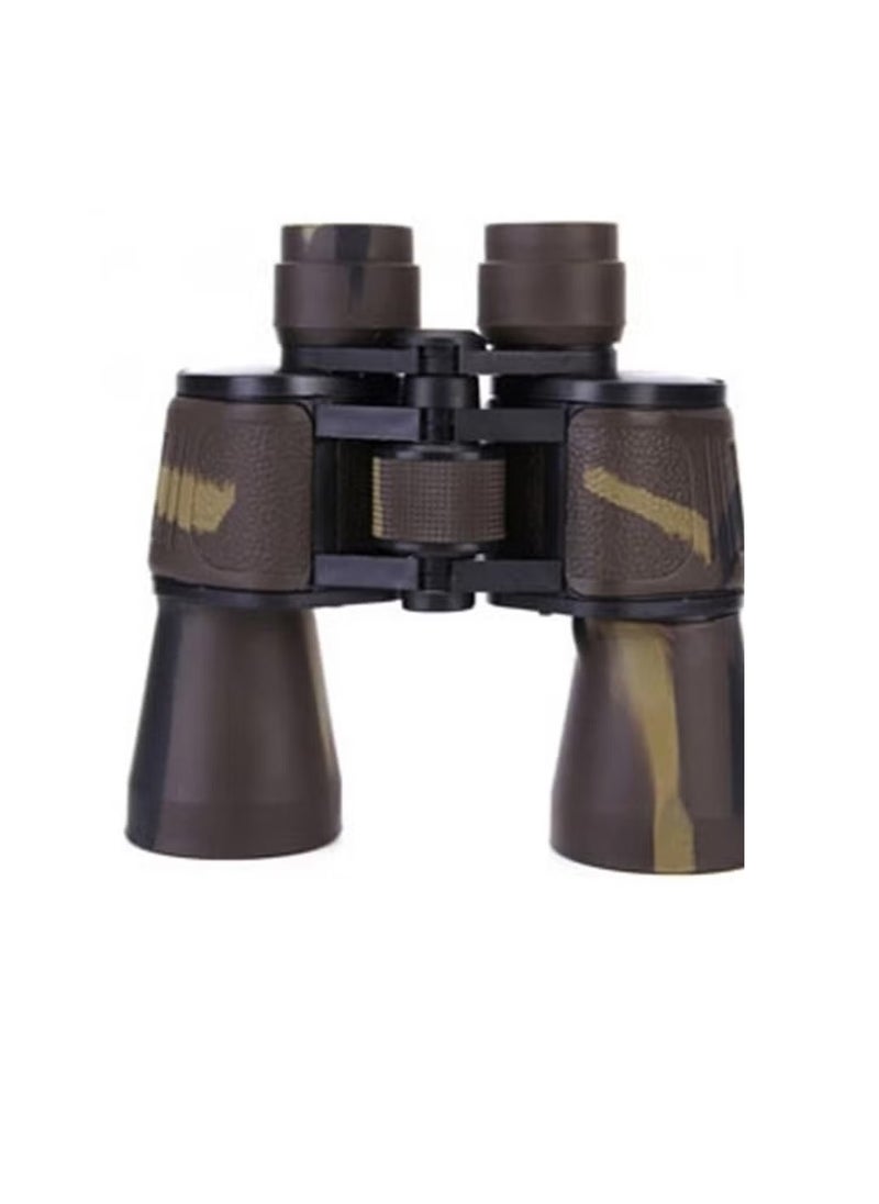 Eyebre Night Vision Binoculars, Non Slip Grip High Power HD Telescope, Convenient And Comfortable Bright Clear View Binoculars Hiking, Sporting Events, Concerts, (1pc, Design 2, Dark Brown, 20x50)  - Image 1