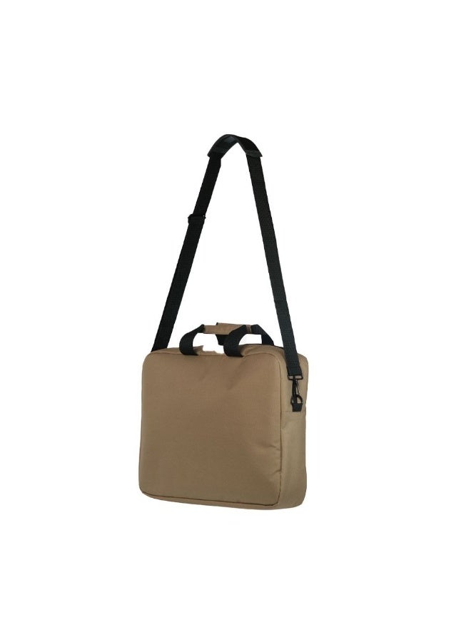 E-train (BG11N) Laptop Messenger Shoulder Bag up to 15.6" - Cafe - Image 2