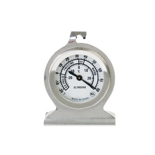 Excellant Thunder Group SLTHD080 Refrigerator/Freezer Thermometer Dial Display 20° To 80° F Temperature Range - Image 4