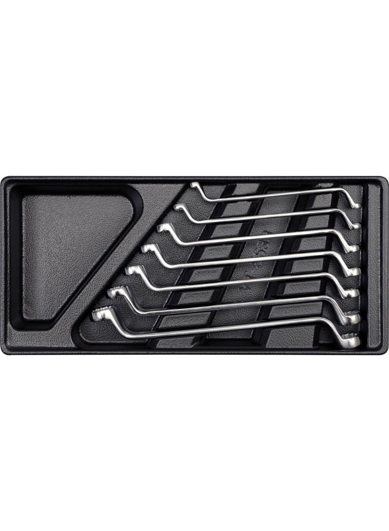 YATO Drawer Insert With Bi-hexagonal ring Spanner 7pcs YT-5533
