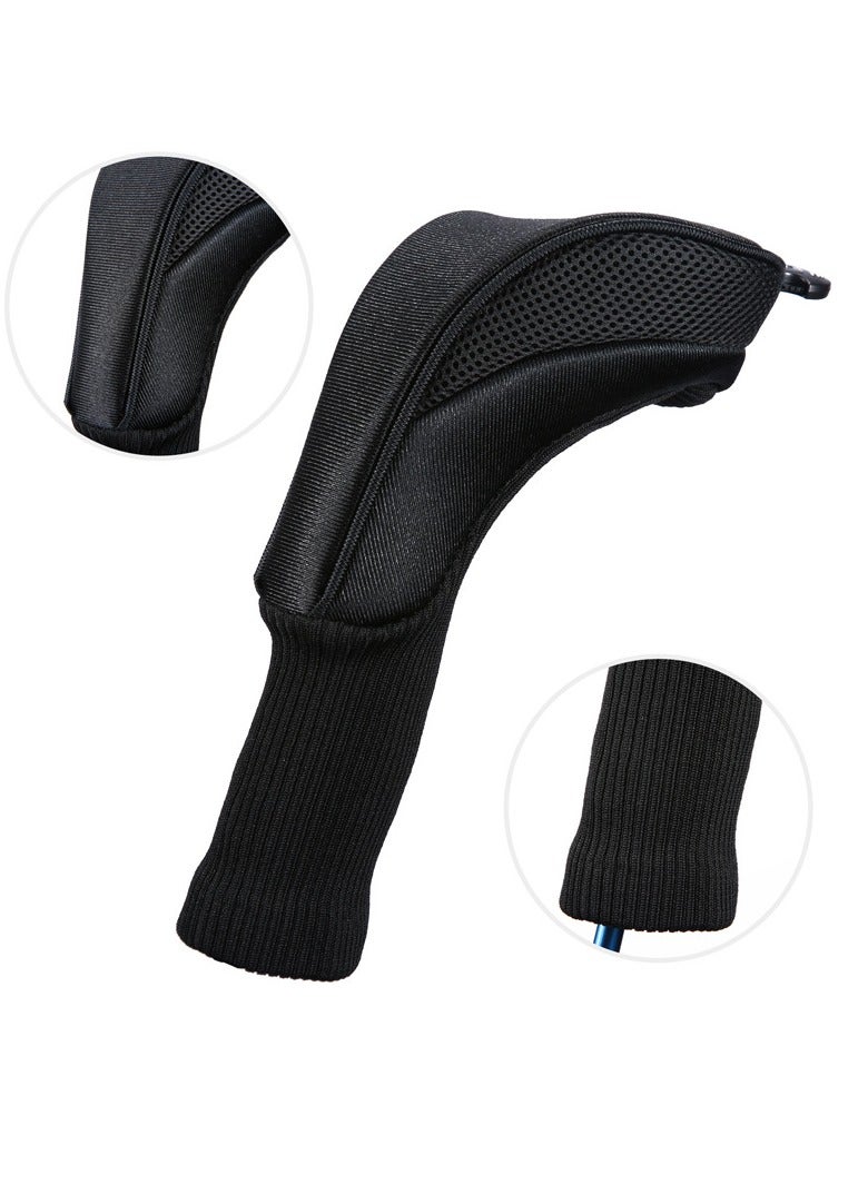 general Golf headgear-3 pieces of golf club cover, suitable for wood and fairways, driving headgear mixed number label 1 3 5 with long neck net, providing additional club protection - Image 5
