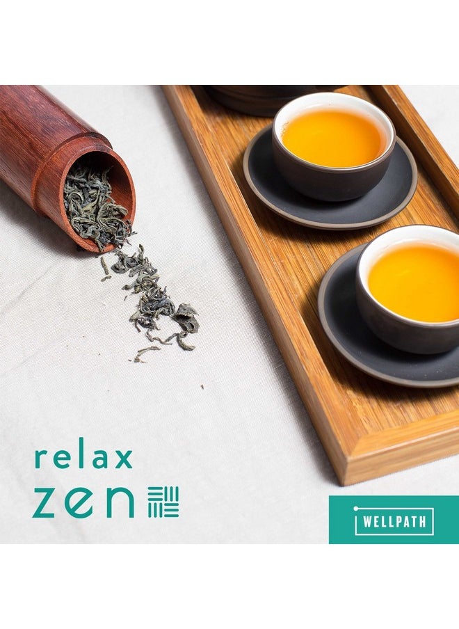 WellPath - Zen Stress Relief Supplement Calm Mood Stress & Energy Support ; Ashwagandha Root Rhodiola Rosea Lemon Balm Ltheanine ; Premium Mood Support Supplements ; Herbal Capsules 60 Ct - Image 1