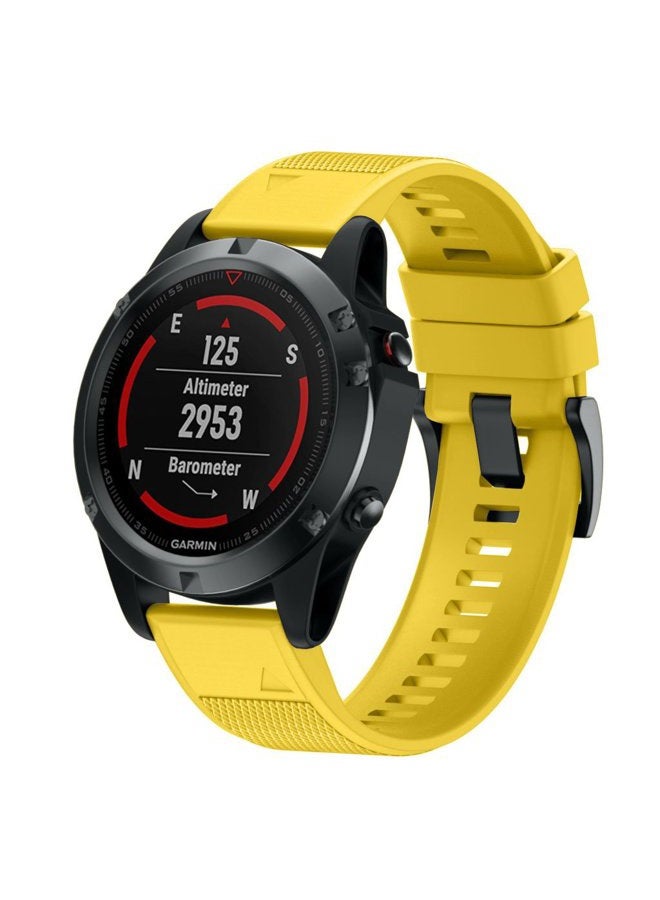 ANCOOL Compatible with Fenix 5/Fenix 6/Fenix 7 Band 22mm Width Soft Silicone Watch Strap for Fenix 5 Plus/Fenix 6 Pro/Approach S62/Quatix 6,Replacement for Forerunner 935/Quatix 5 Smartwatch Bands - Image 3