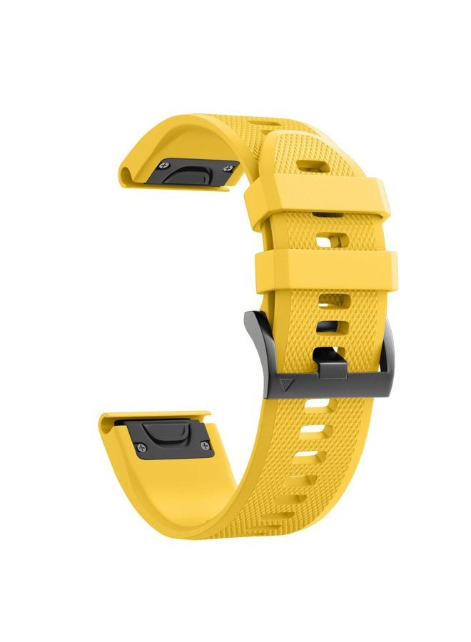 ANCOOL Compatible with Fenix 5/Fenix 6/Fenix 7 Band 22mm Width Soft Silicone Watch Strap for Fenix 5 Plus/Fenix 6 Pro/Approach S62/Quatix 6,Replacement for Forerunner 935/Quatix 5 Smartwatch Bands - Image 1