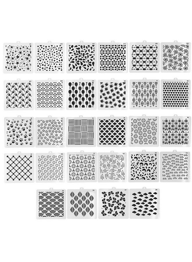 Apol 28 Pcs Cookie Stencil Set Food Safe Templates For Cupcake Fondant Cookies Cakes Scrapbooking Decor Template Mold - Image 2