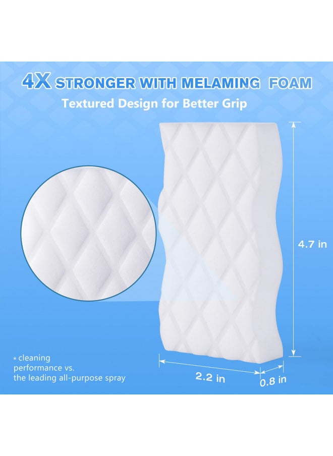 Magic Sponge Eraser, squish 36 Count Magic Cleaning Pads for Walls Oven, Kitchen, and Shoe Cleaner, Magic Erasers with Melamine Foam, Universal Cleaner