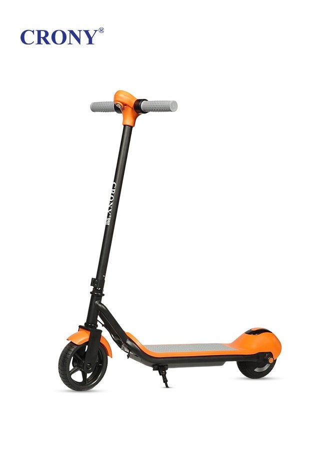 Crony ZL-E7 kids Electric Scooter LED Headlamps Bluetooth Connectivity resistant anti slip rubber Vacum tire 7kg Aluminum Alloy Frame Material load 60kg E Scooter Foldable skateboard E-Bike Brushless orange  - Image 1