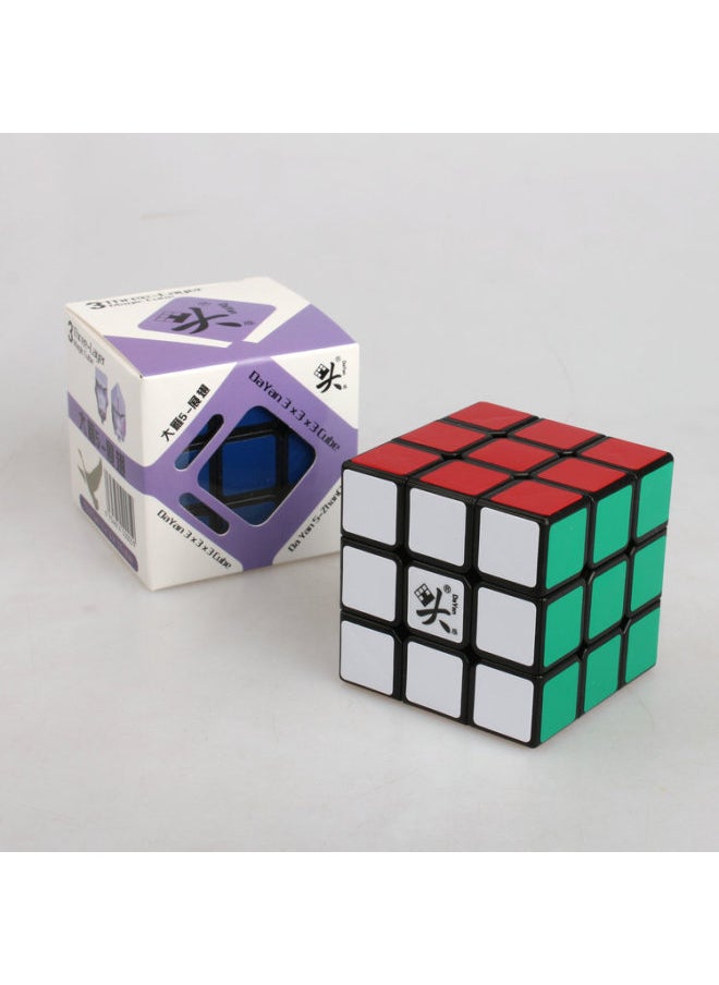 null - Dayan Five Generations And Three Rank Rubik's Cube Wings Spreening 57mm 3X3 DAYAN Zhanchi Classic Competition-Color:Spread Wings Level 3 Purple Bottom Rubik's Cube (57mm) - Image 1