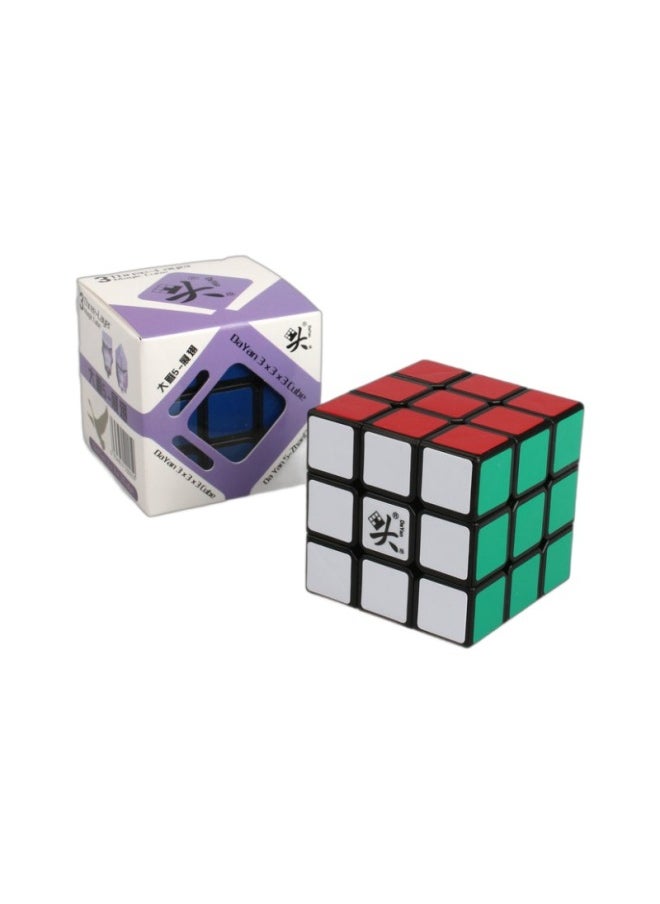 null - Dayan Five Generations And Three Rank Rubik's Cube Wings Spreening 57mm 3X3 DAYAN Zhanchi Classic Competition-Color:Spread Wings Level 3 Purple Bottom Rubik's Cube (57mm) - Image 1