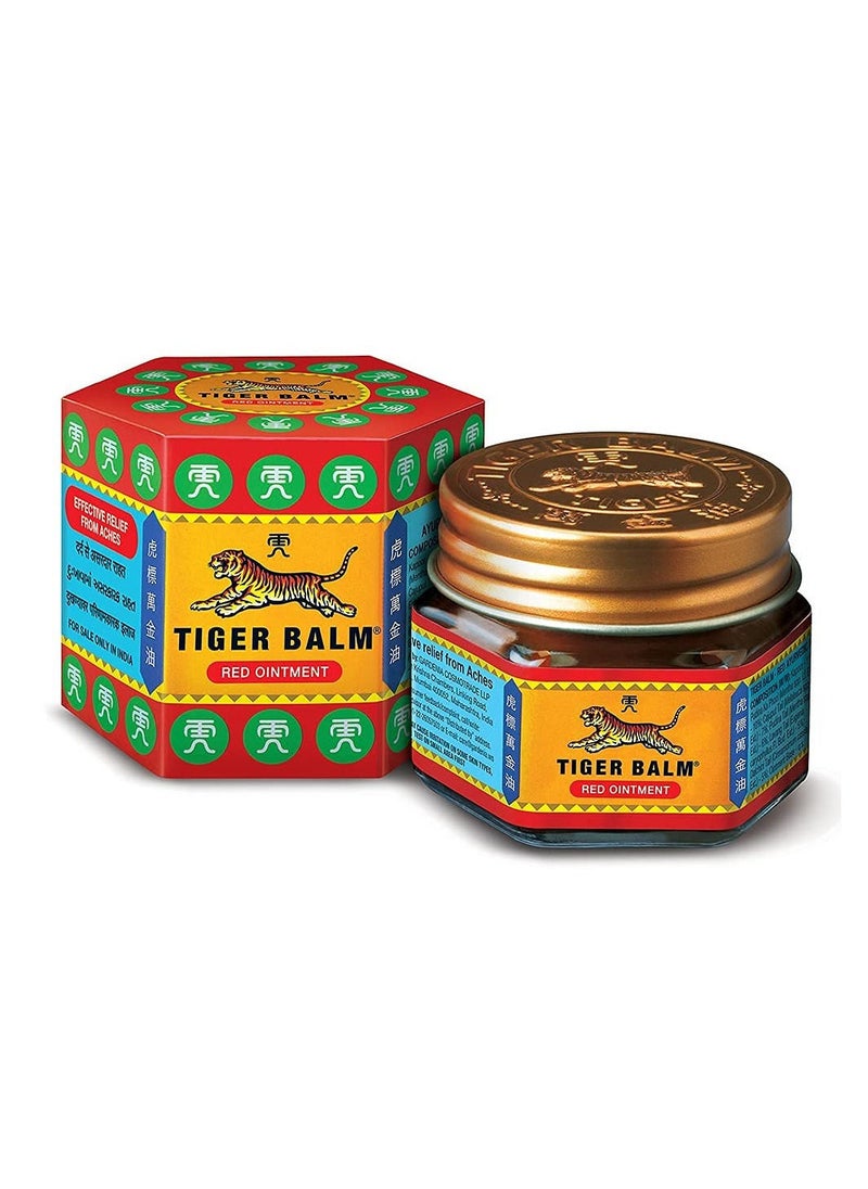 Tiger Balm - Pack Of 4 Red Ointment | 4 x 10g - Image 1