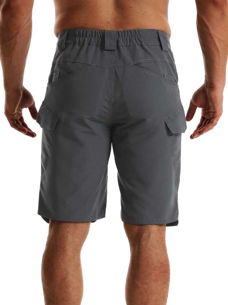 AUTIWITUA Men's Hiking Shorts Waterproof Tactical Cargo Short Pants Quick Dry Work Shorts with Multi Pockets(No Belt) - Image 5