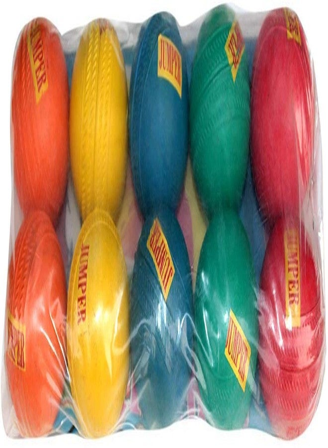 Redox Jumper Rubber Cricket Ball Multicolor Pack of 10 - Image 1