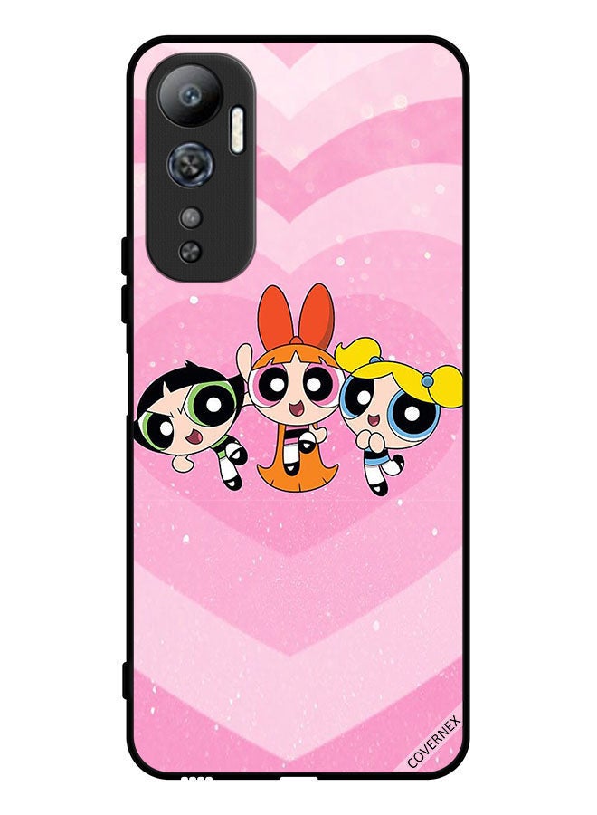 Covernex Protective Case Cover For Infinix Hot 20 4G Power Girls Cartoon - Image 1